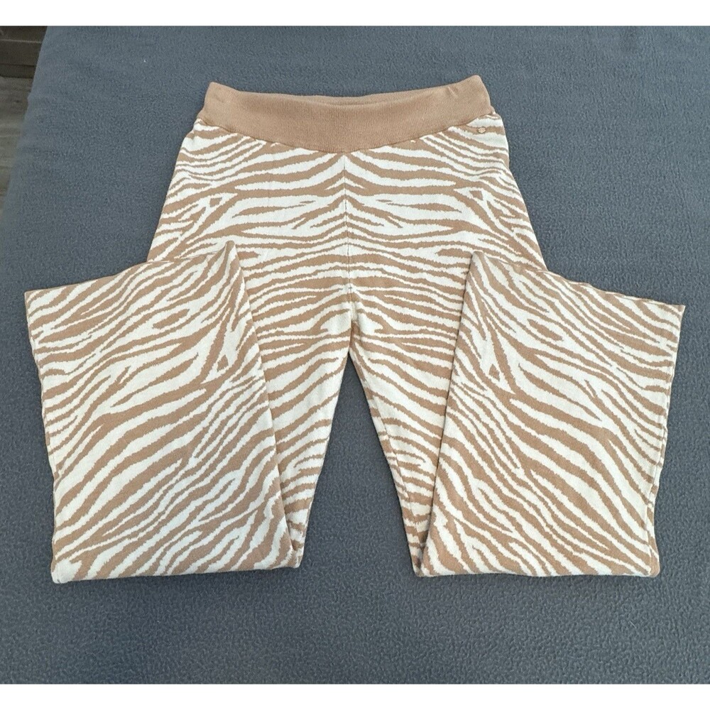 Sofia Intimates by Sofia Vergara Zebra Print Wide Leg Lounge Pants Women’s
